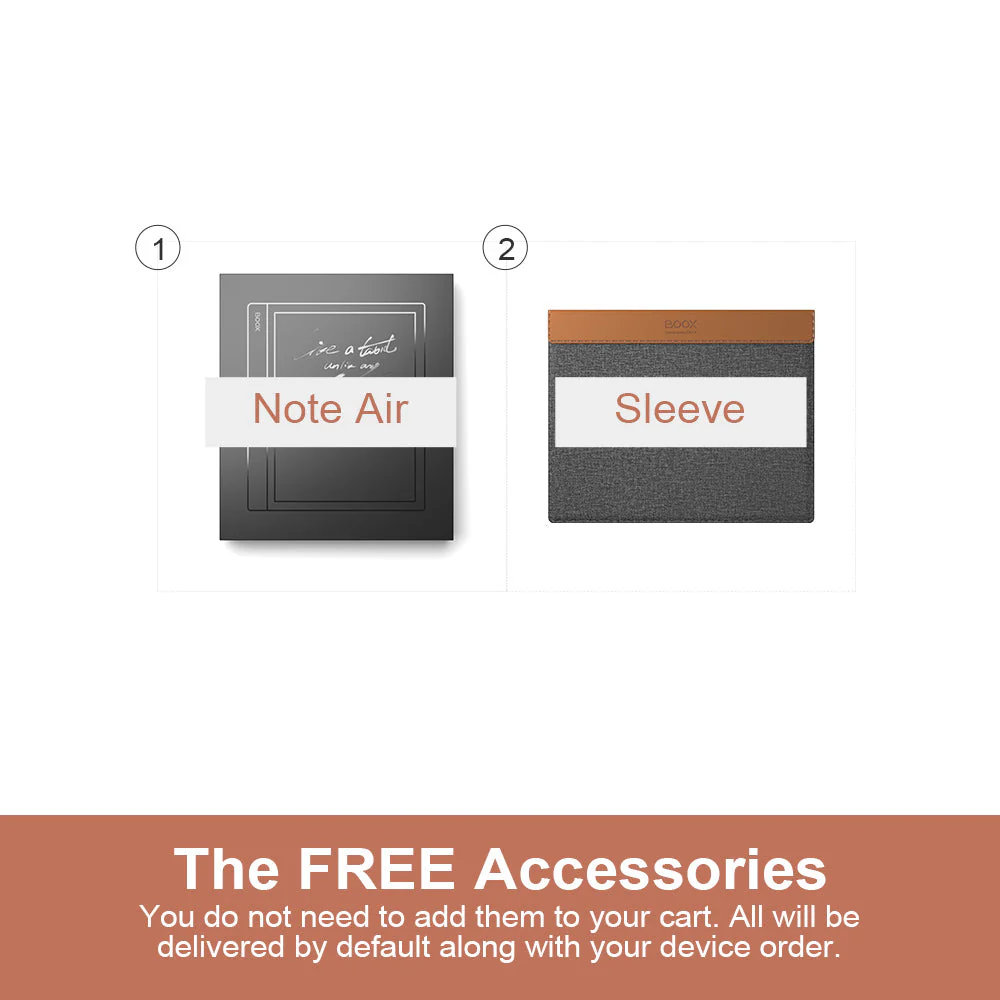 BOOX Note Air Set With Free Accessories - Image 3