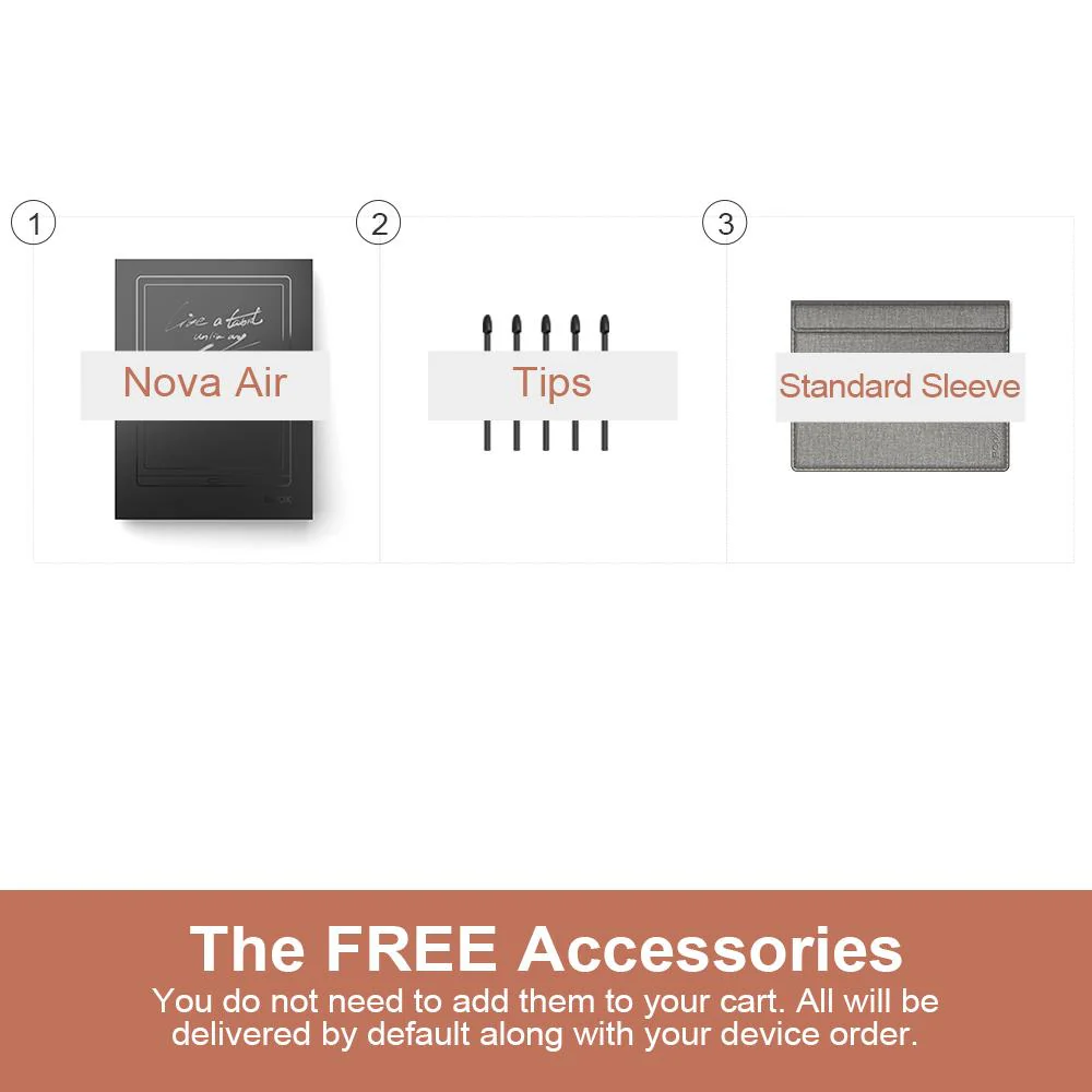 BOOX Nova Air Set With Free Accessories - Image 3