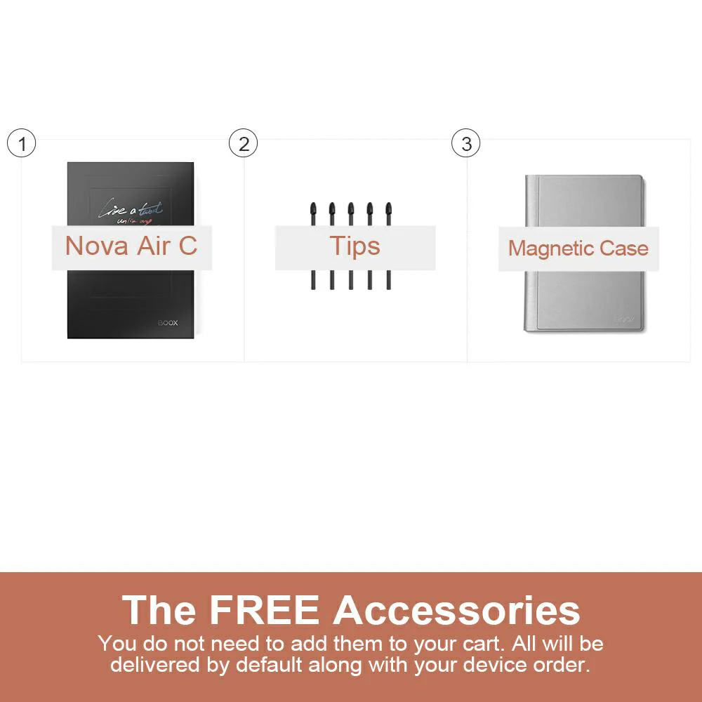 BOOX Nova Air C Set With Free Accessories - Image 5