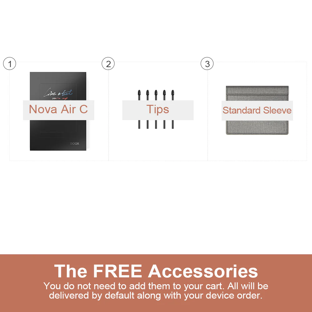 BOOX Nova Air C Set With Free Accessories - Image 6