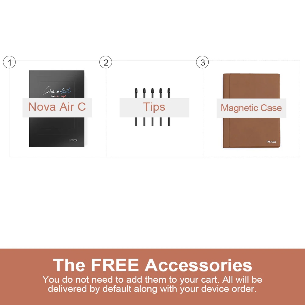 BOOX Nova Air C Set With Free Accessories - Image 7